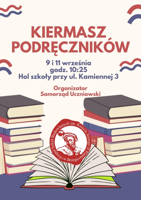 Zaproszenie na Kiermasz Podręczników – 9 i 11 września!