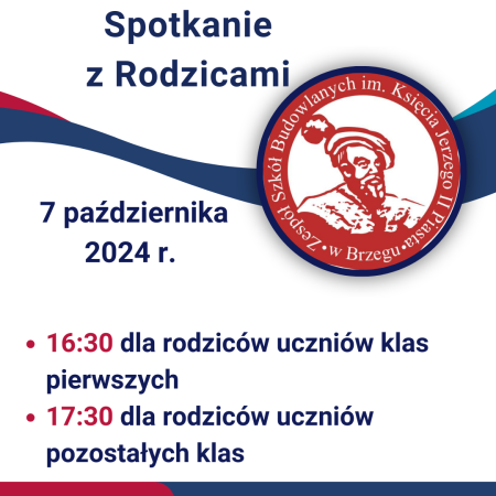 Spotkanie z Rodzicami/Opiekunami 