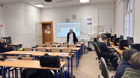 Lekcja otwarta z matematyki i informatyki w klasie 1A