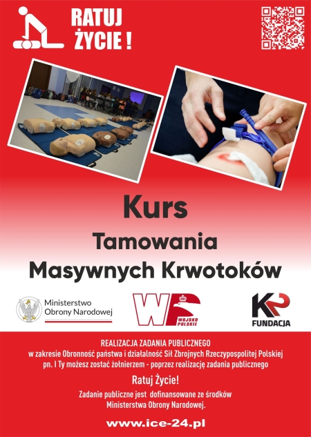 Zapisz się na kurs tamowania masywnych krwotoków!