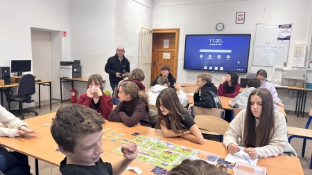 Cyberprzygoda ósmoklasistów z PSP nr 3