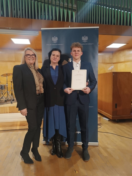 Sukces, na który zapracował! Gratulacje dla Patryka z 4 TSP