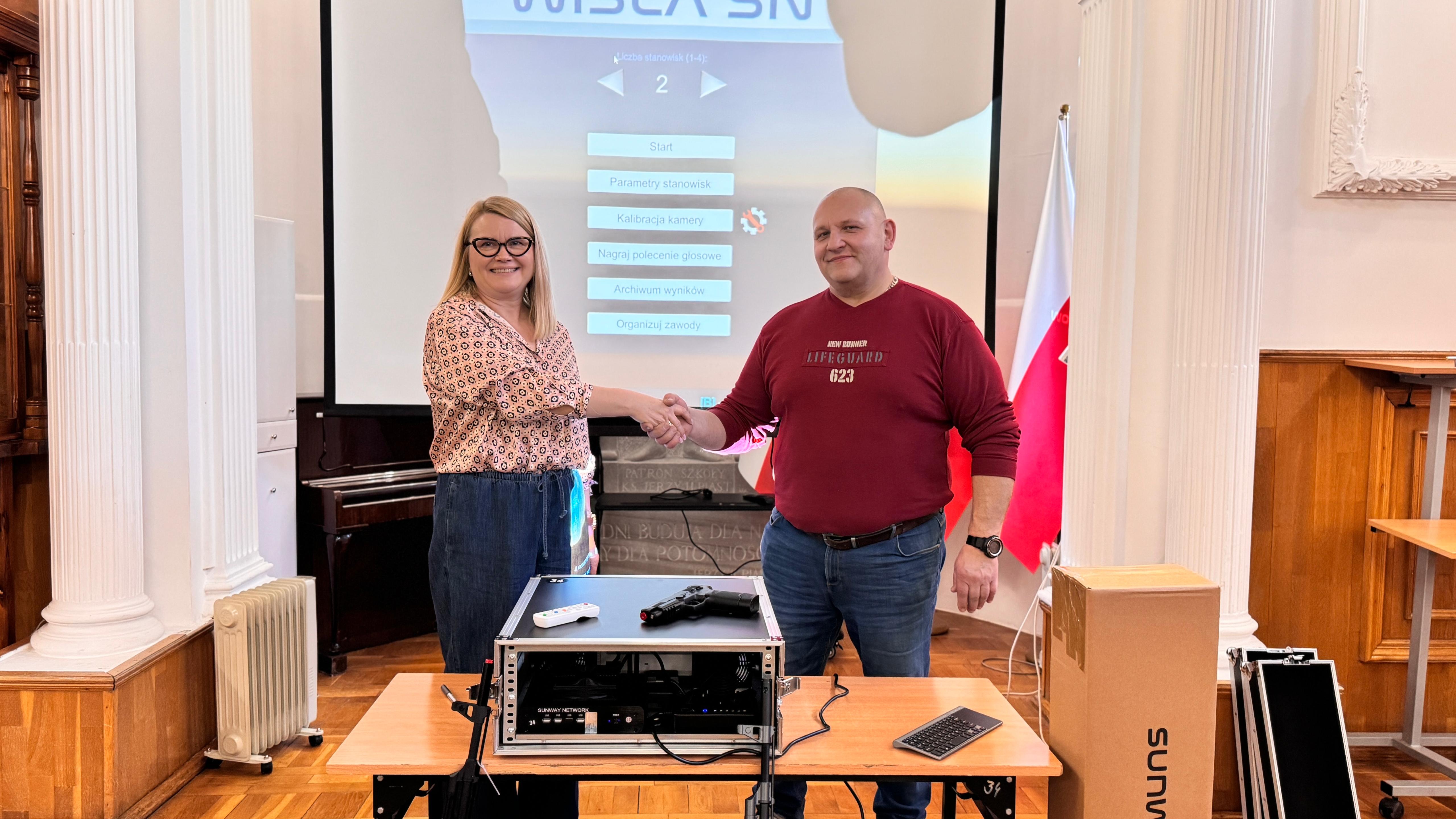 Mobilna strzelnica laserowa w naszej szkole! 