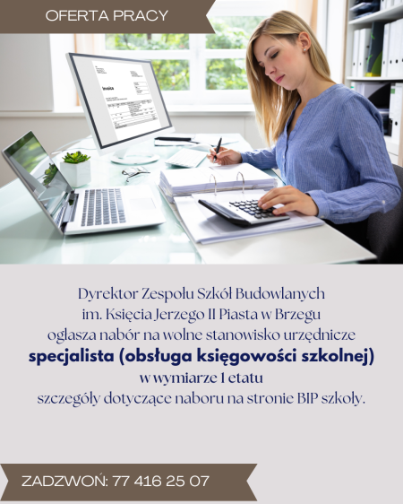  Nabór na stanowisko specjalisty!