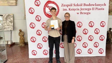 Sukces Bartosza z klasy 3 TEP