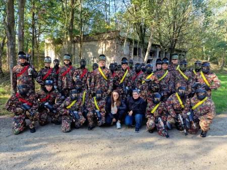 Paintballowa rywalizacja klas 2TSE i 3TSS