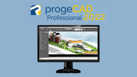 Technik budownictwa pracuje na oprogramowaniu progeCAD® Professional  